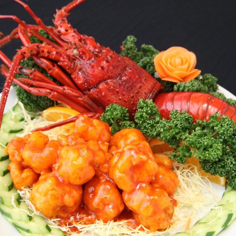 伊勢海老のエビチリ(千禧楼)