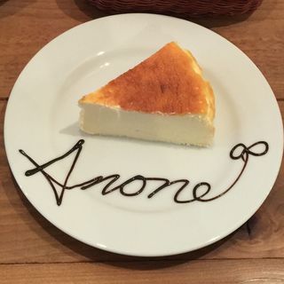自家製クリィミーチーズケーキ(Anone cafe （アノネ カフェ）)
