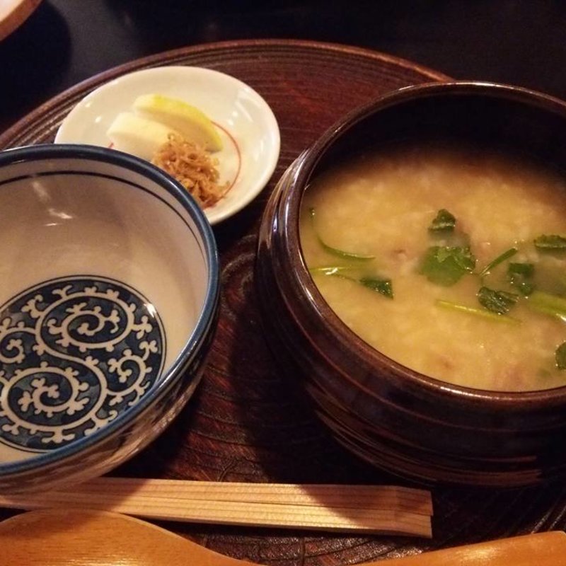 鶉粥(瓢亭 本店 （ひょうてい）)