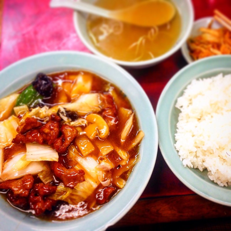 肉うま煮定食(みん亭 (珉亭))