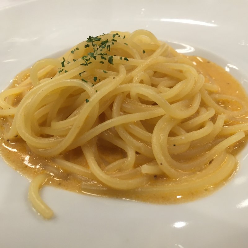 濃厚エビクリームパスタ(ヴォーノ・イタリア 日立店)