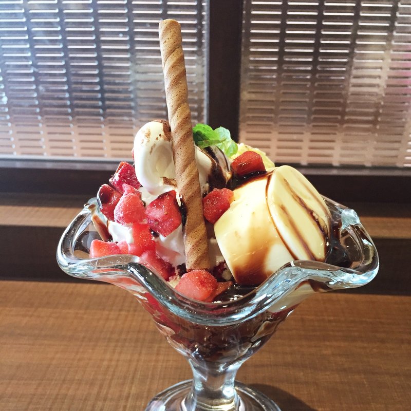 プリンアラモード(サンマルクカフェ イオンマリナタウン店)