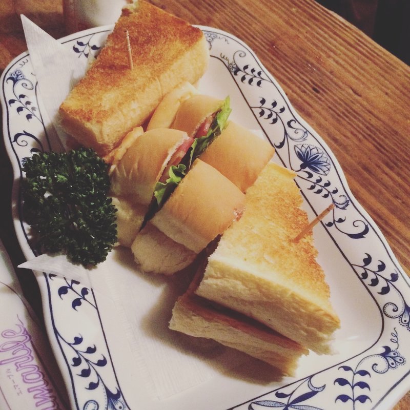 ベーコントースト(さぼうる )