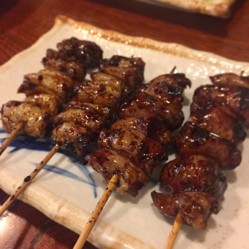 レバーと鶏皮(ときわ亭 )