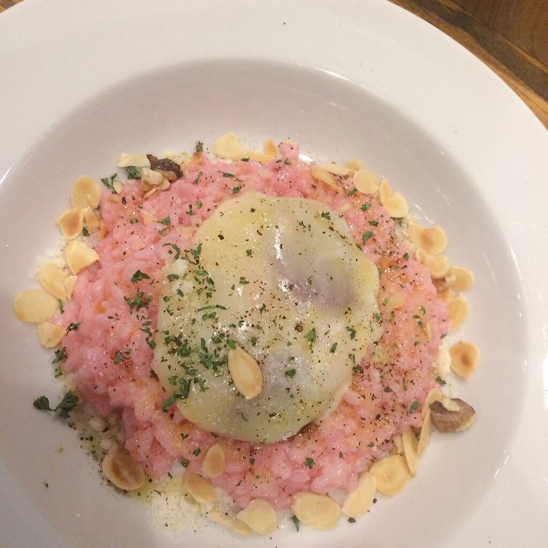 ビーツとカチョカバロのリゾット(ビストロ コトコト （coto-coto）)