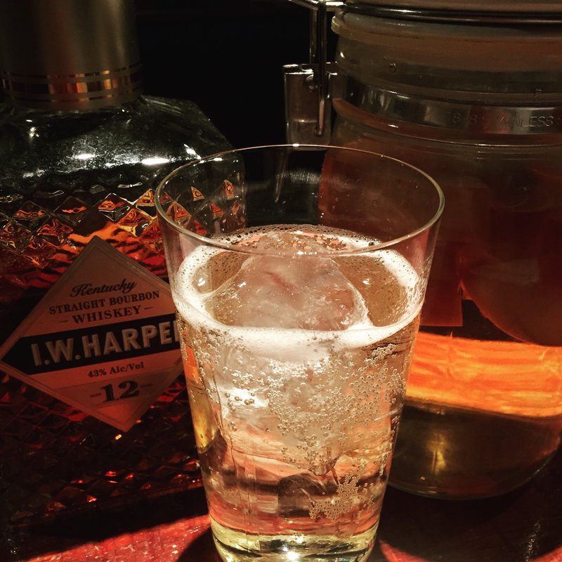 リンゴ酢ハイボール(Bar D,jr)