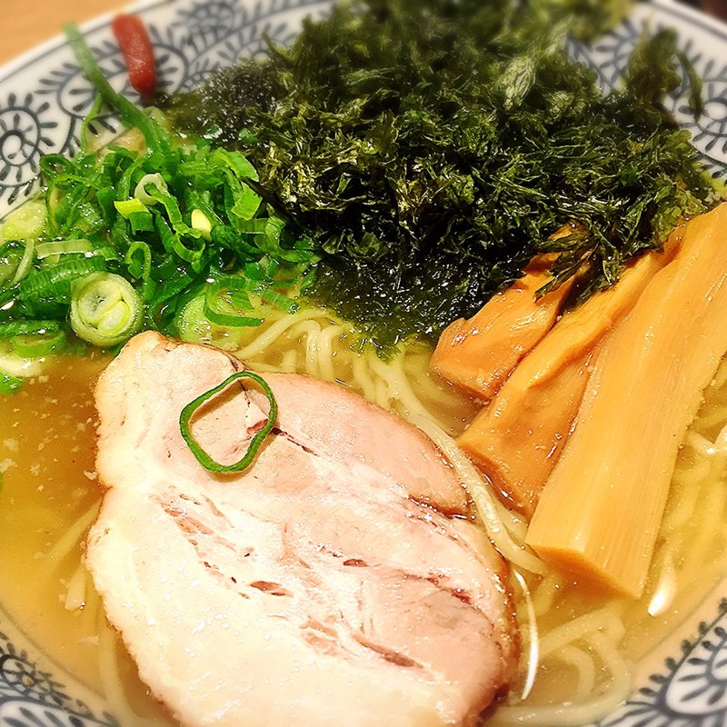 磯海苔塩ラーメン(丸源ラーメン 垂水名谷店)