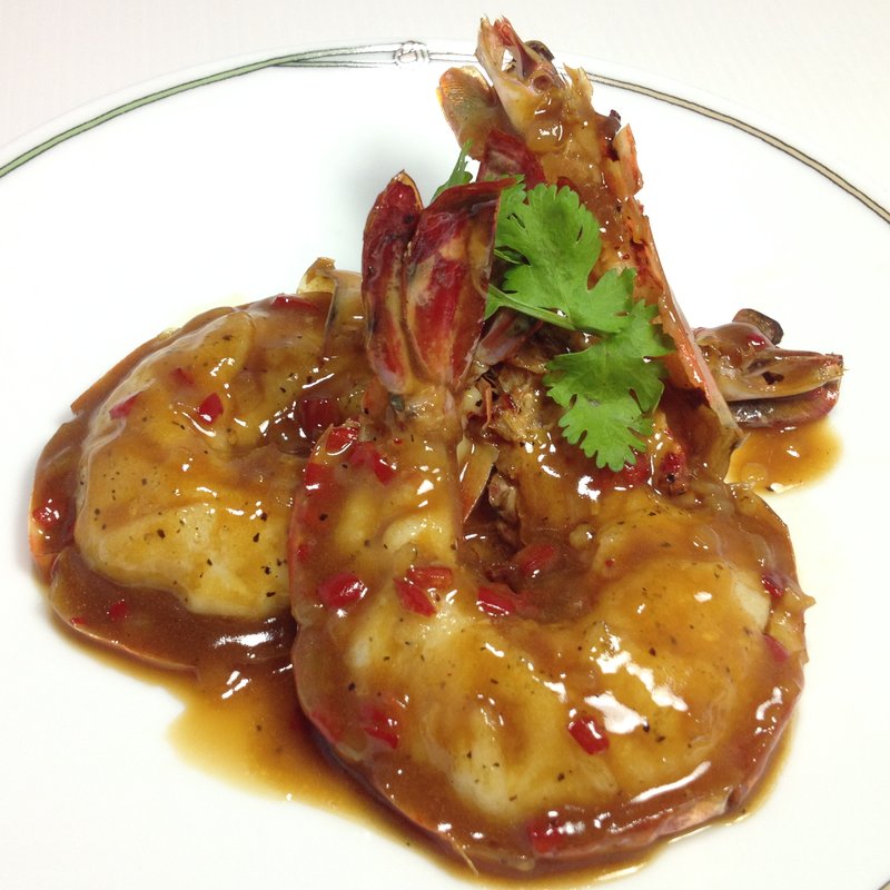 海老あんかけ(中国飯店 潮夢来)