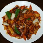 豚肉と野菜の味噌焼き(中国台風)
