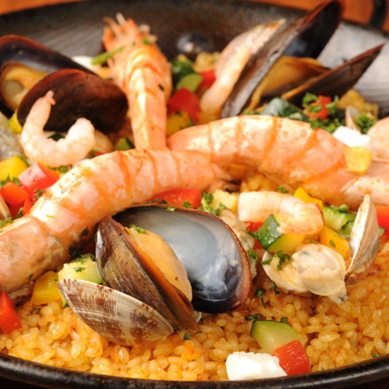 海老のパエリア(TAPAS DINING at)