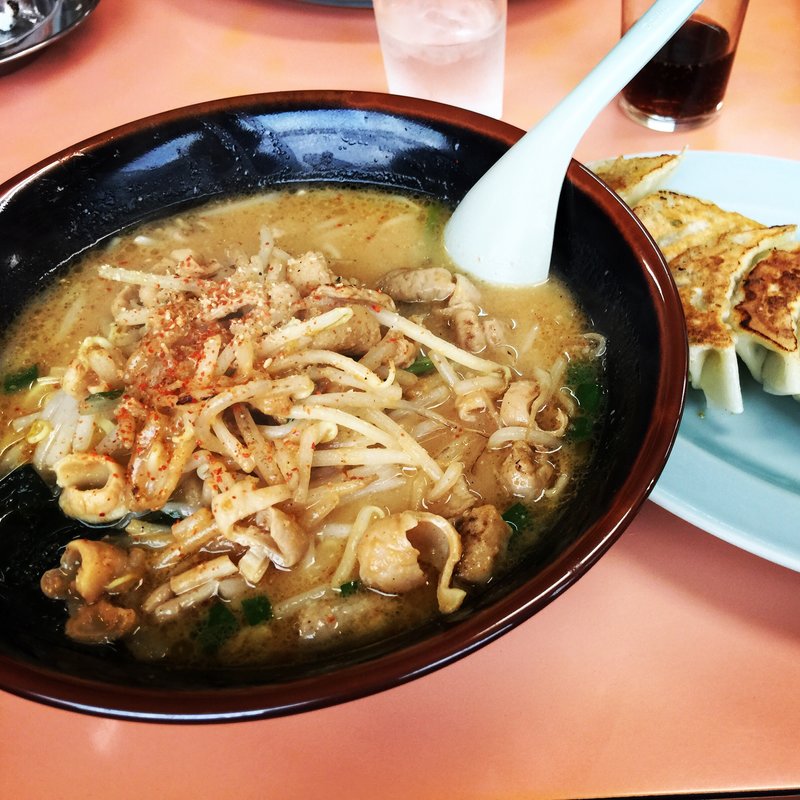 ホルモンみそラーメン(みちのくラーメン )