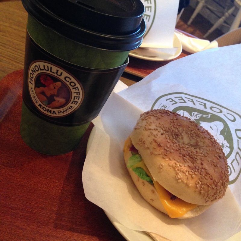 ベーグルサンド(ホノルルコーヒー 三宮店)