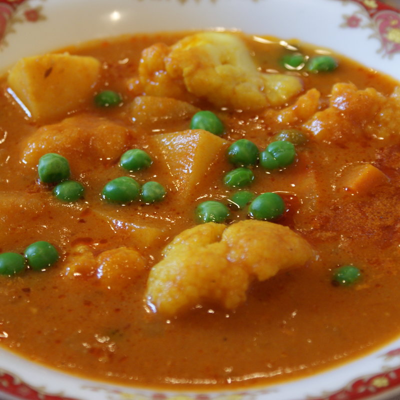 ホワイトブロッコリーのカレー(TANDOOR 恵比寿駅前店)