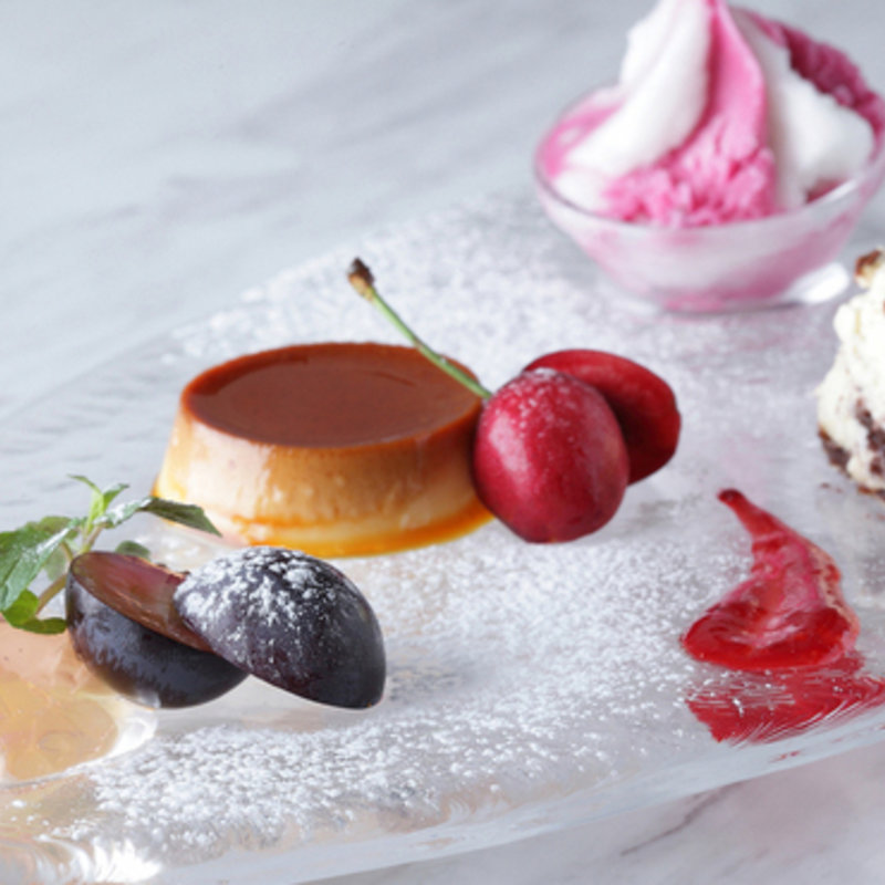 プリンアラモード(トラットリア コダマ （Trattoria Kodama）銀座)