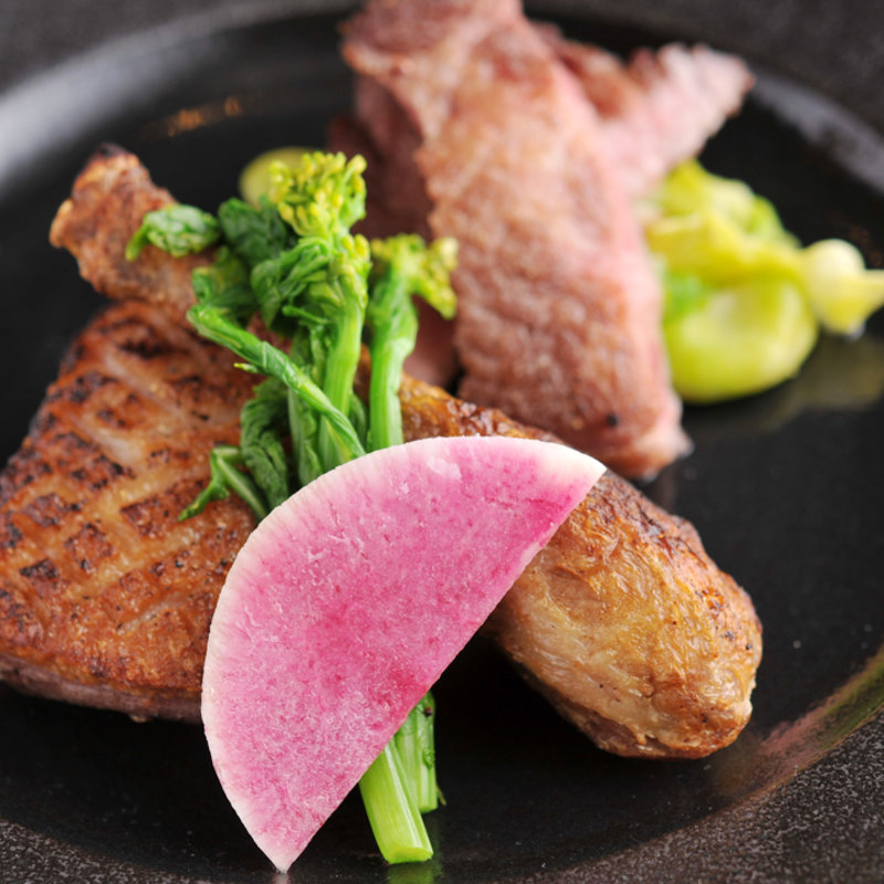 ニュージーランド産ラムラック(トラットリア コダマ （Trattoria Kodama）銀座)