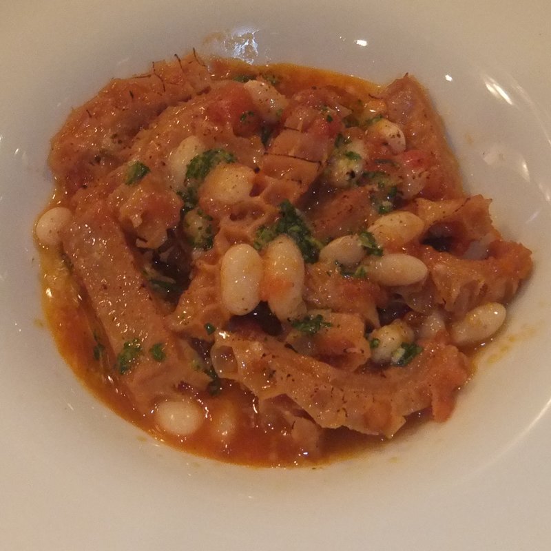 ハチノスのトマト煮込み(トラットリア コダマ （Trattoria Kodama）銀座)