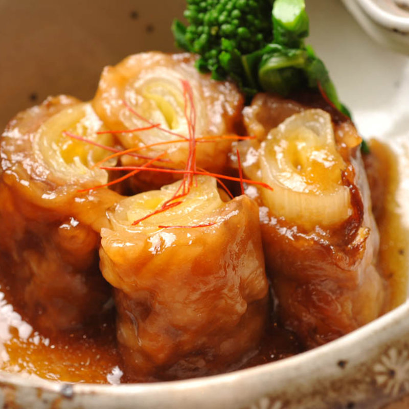 豚肉のネギ包み( 月の蔵　京のくいしんぼ)