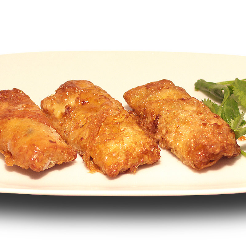 海老香菜入り湯葉巻(台南茶寮)