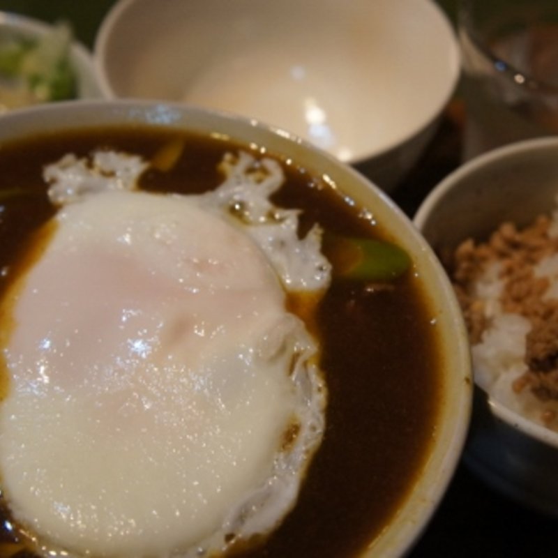 牛すじカレーそば定食(ビストロビカーサ （Bistro be CASA）)
