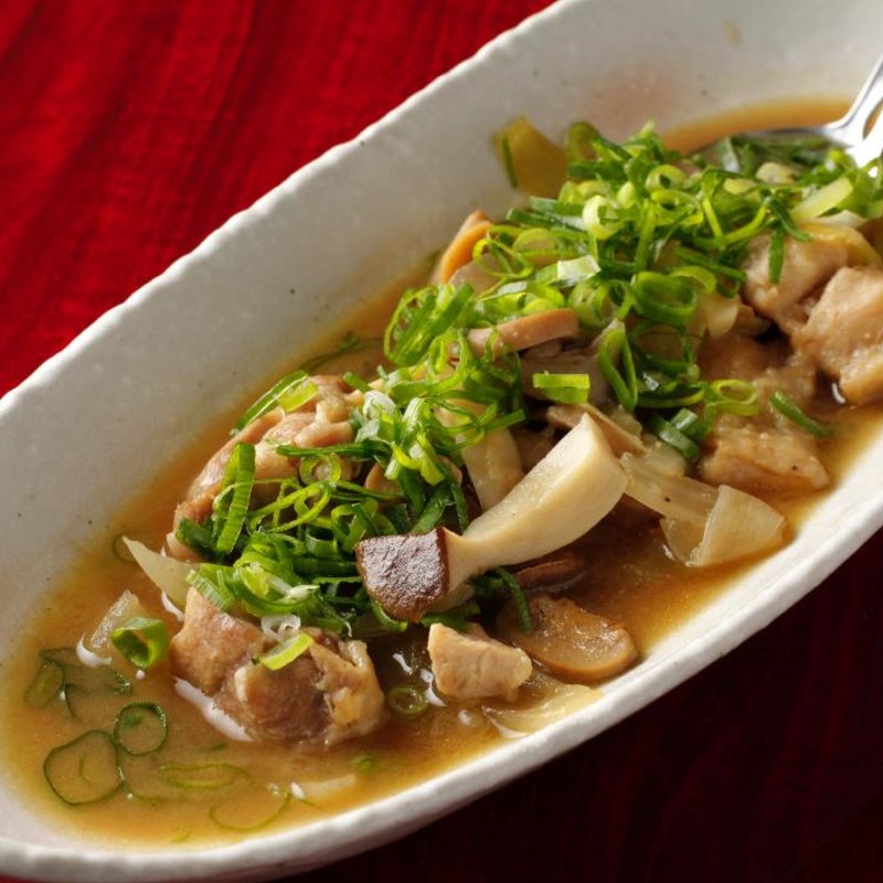 キノコと鶏肉の炒め物(よっくん家)