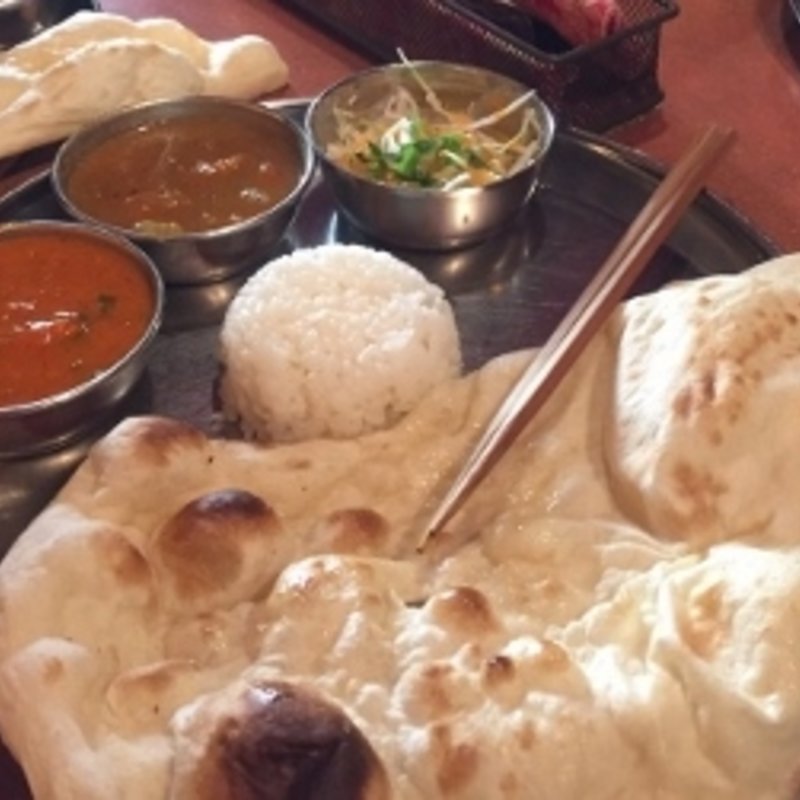 ナン食べ放題ランチセット(チャルテ・チャルテ 甲子園店)