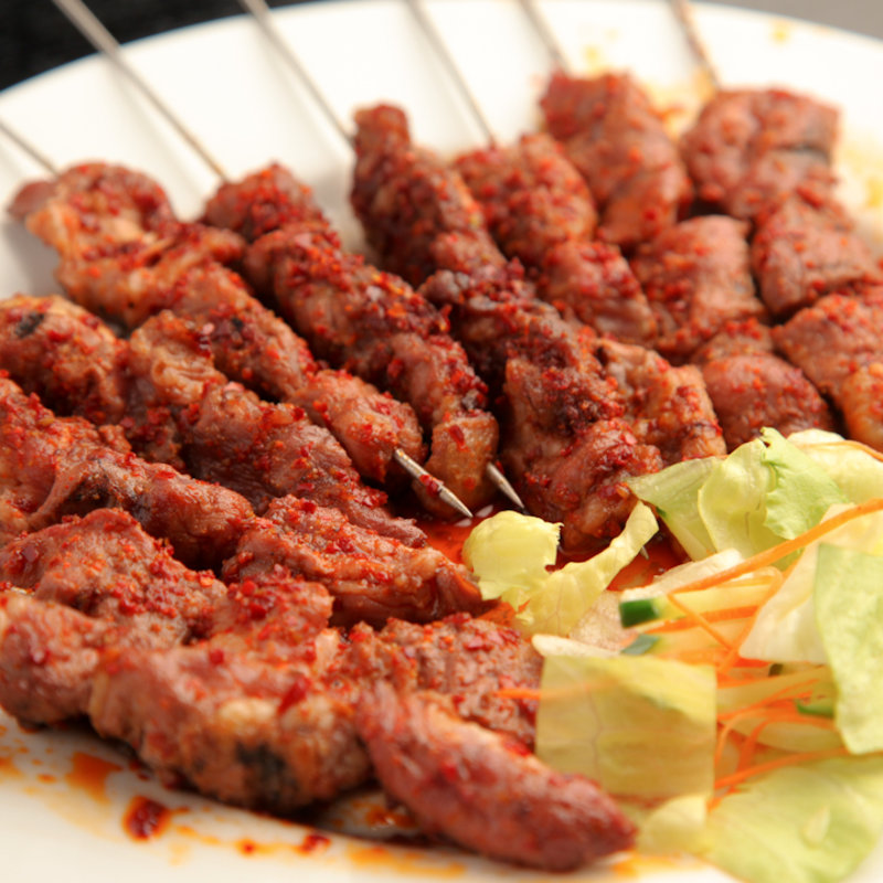 ラム肉串焼き(中国四川料理 天然居)