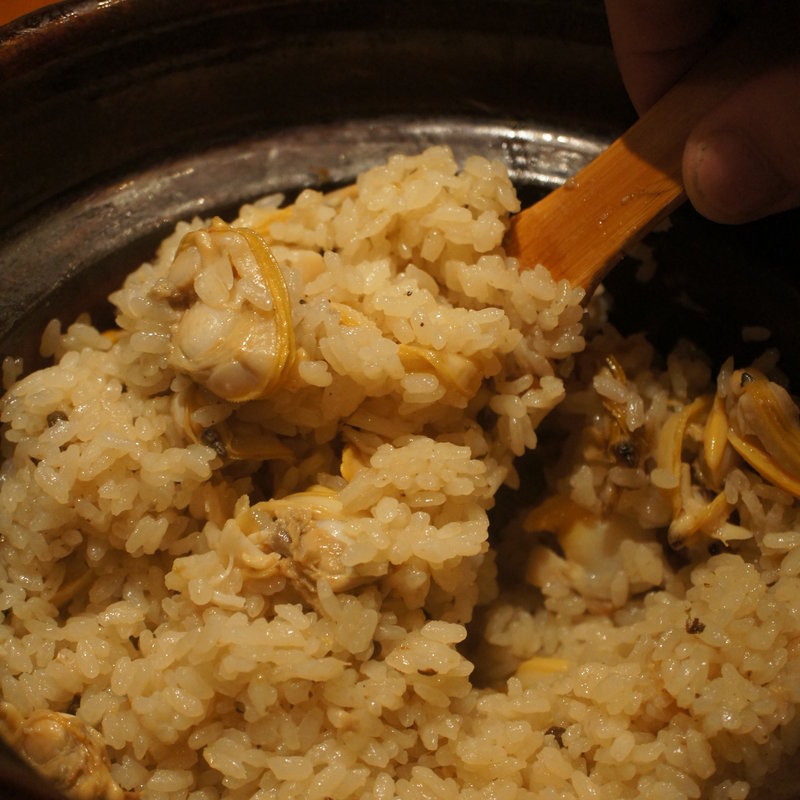 あさり土鍋(日本料理 TAKEMOTO （タケモト）)