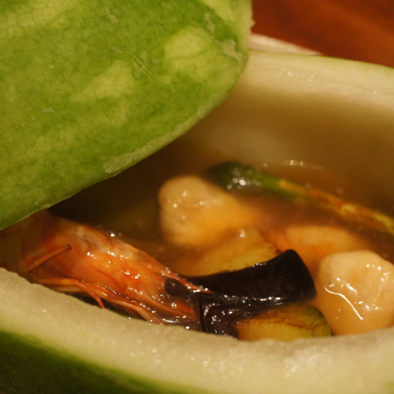 夏野菜の焼き浸し(日本料理 TAKEMOTO （タケモト）)