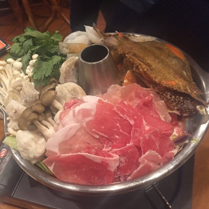 台湾式海鮮火鍋コース(新台北)