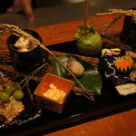 前菜の盛り合わせ(日本料理 TAKEMOTO （タケモト）)