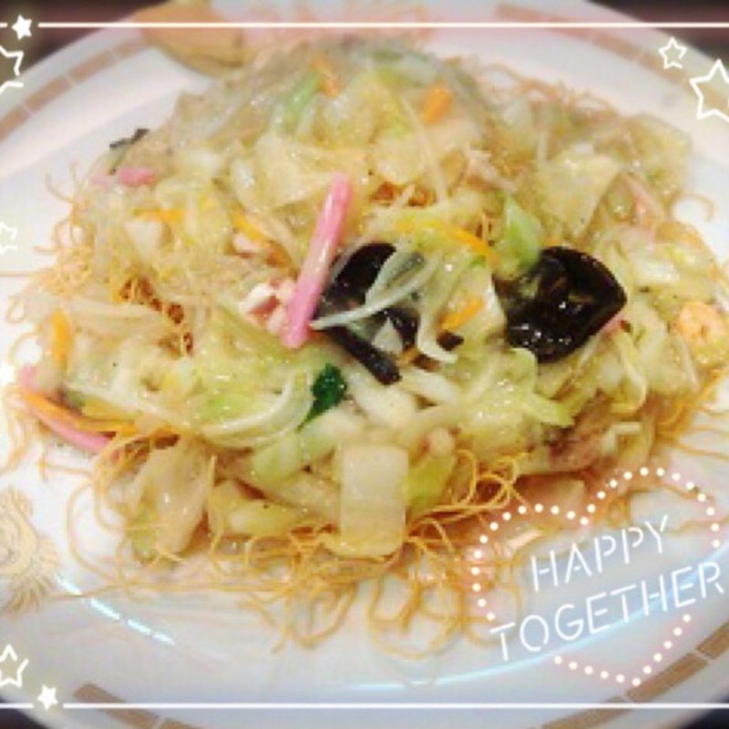 あんかけ皿うどん(中華料理 六明閣)