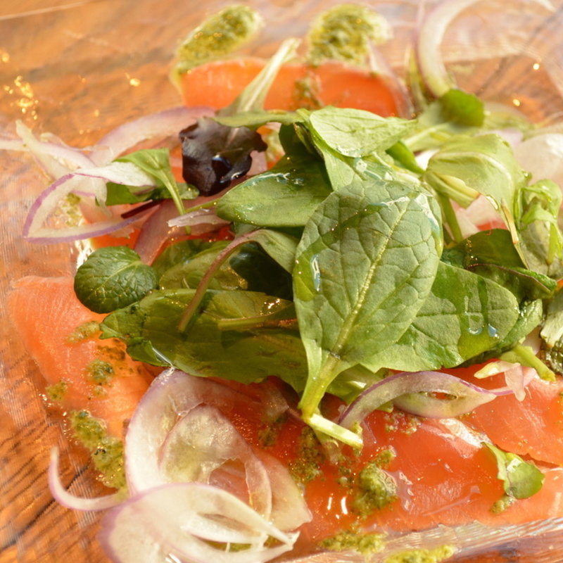 サーモンのカルパッチョ(タワーダイニング 恵比寿店 （TOWER DINING）)