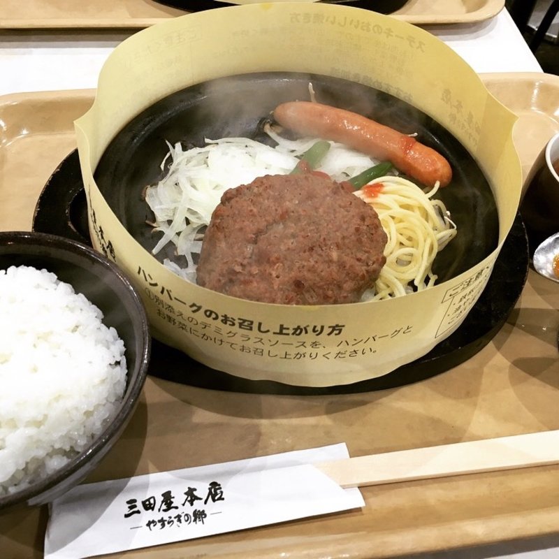 ハンバーグランチ(三田屋本店 やすらぎの郷 三田店)