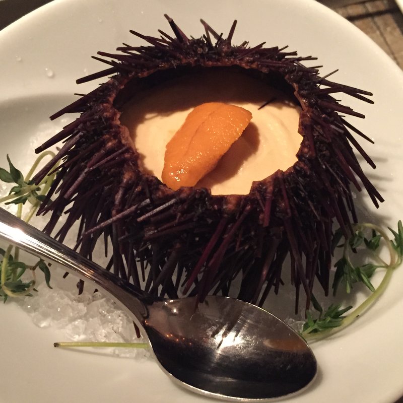 雲丹プリン(表参道焼肉KINTAN)