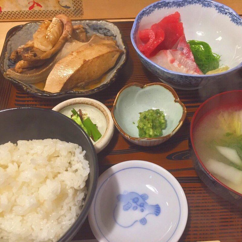あら煮定食(さわら )
