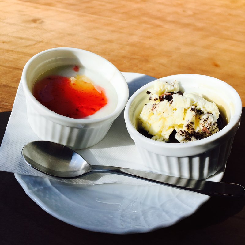 モーニングセットのデザート(カフェBC)