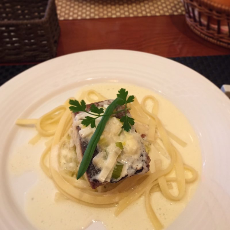 天然白身魚のポワレ(りんでんばーむ 高崎店)