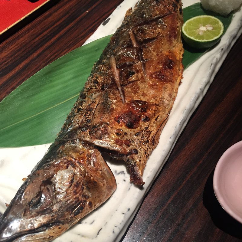サバの塩焼き(旬魚 旬菜 咲くら 梅田阪急グランドビル店)