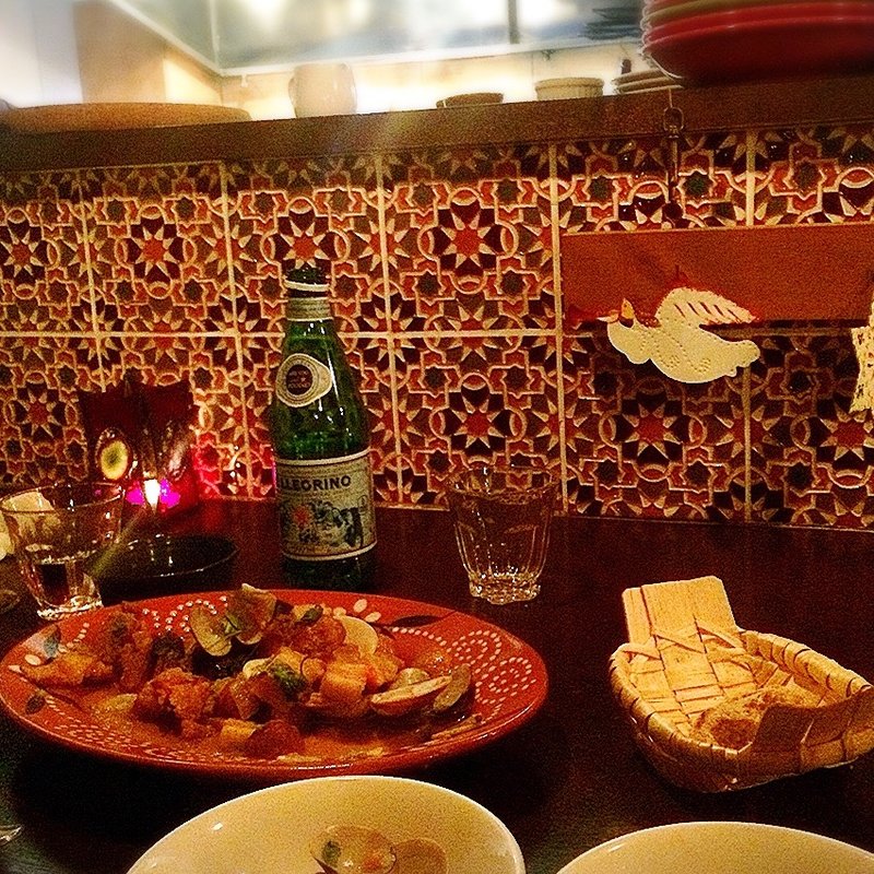 豚とあさりとハマグリのアレンテージョ(マル・デ・クリスチアノ Mar de Cristiano)