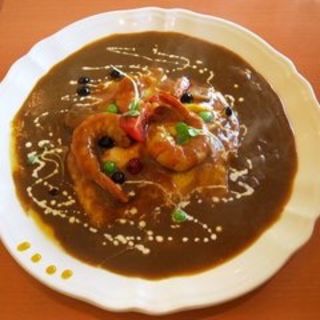 エビのオムレットカレー(カレーの木 )