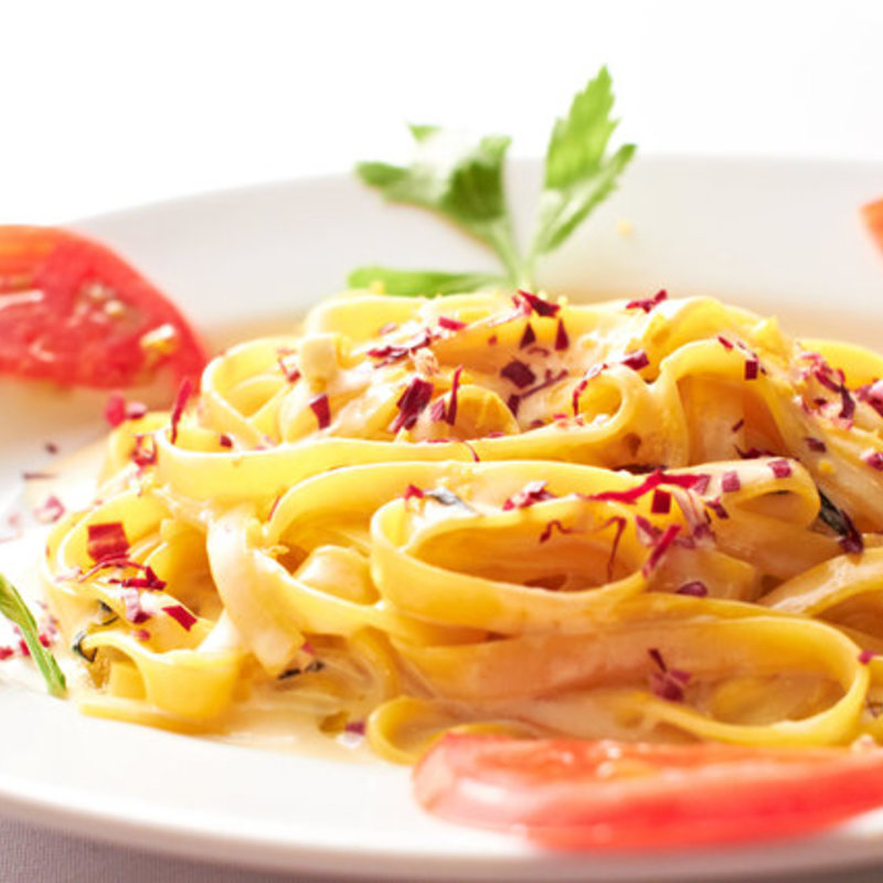 クリームパスタ(トラットリア　ガルガ)