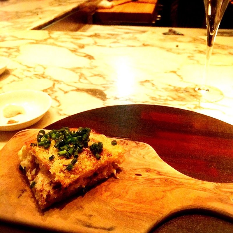 トリュフの香るマスカルポーネチーズのトラピッツィーノ(Ventaglio)