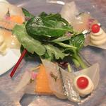 鮮魚のカルパッチョ(トミーノ　ラ　カーザ　ノストラ （Tomino La casa nostra）)
