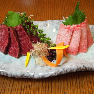 牛肉刺し(たんや又兵衛銀座店)