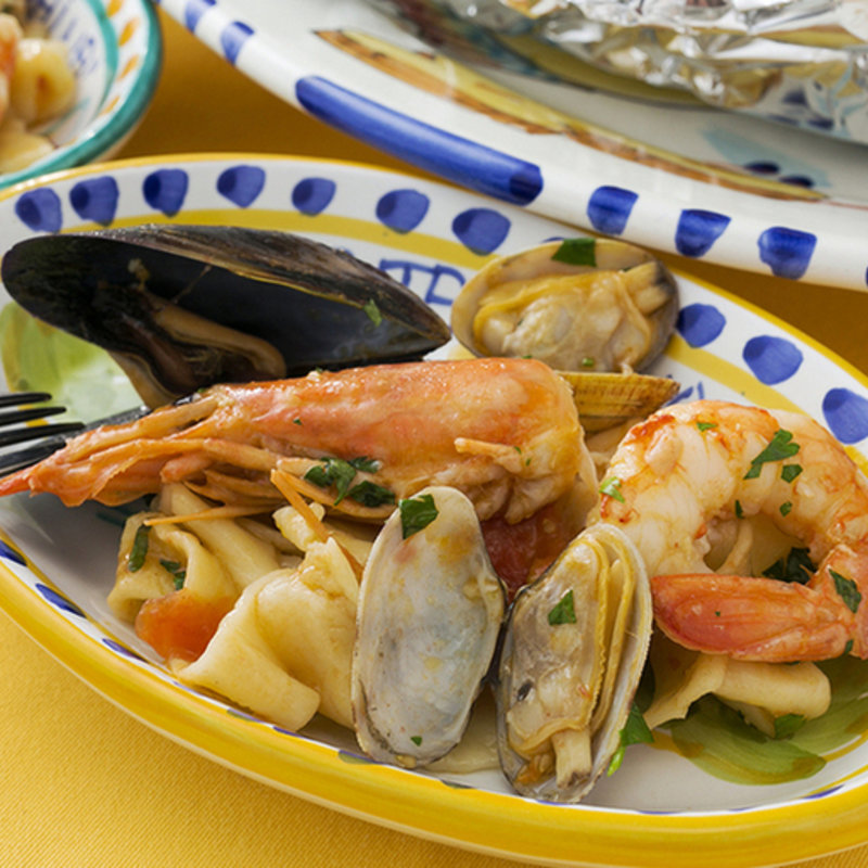 魚介のパスタ(トラットリア ラ タルタルギーナ （TRATTORIA La Tartarughina）)