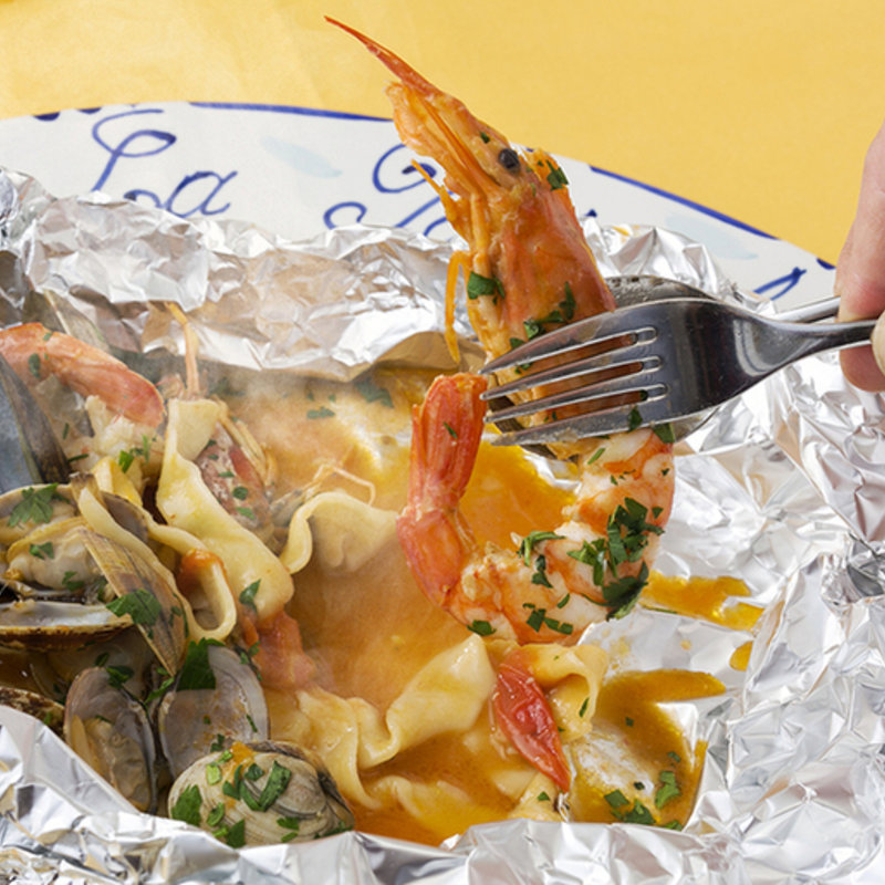 魚介の包み(トラットリア ラ タルタルギーナ （TRATTORIA La Tartarughina）)