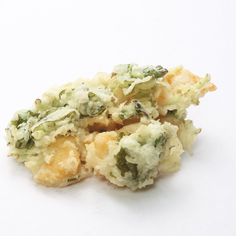 海老のかきあげ(天ぷら 天秀(てんひで)新宿)