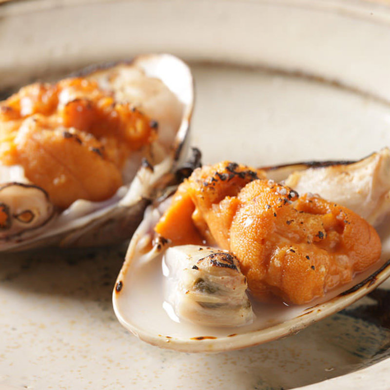 焼きうにとあさり(哲庵 （てつあん）)