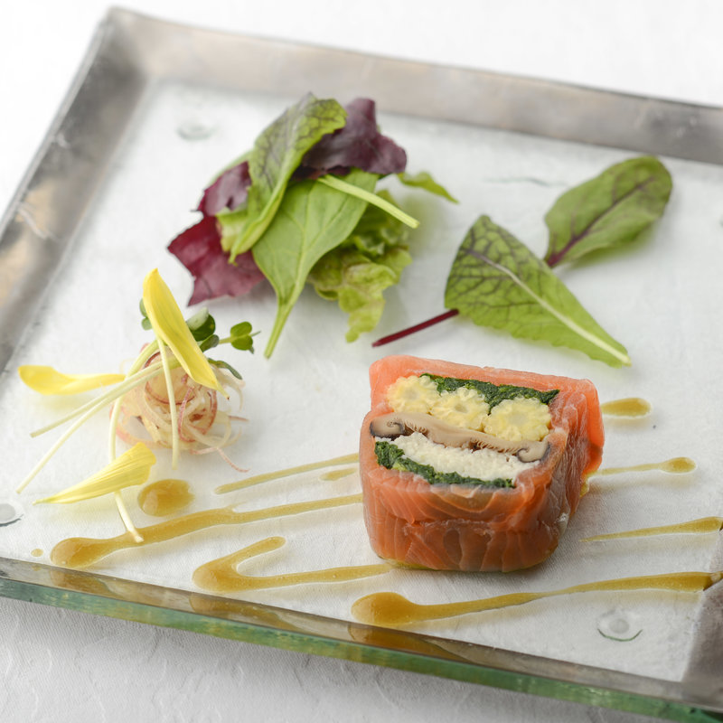 サーモンのテリーヌ(銀座フレンチ＆ワインバー地球星)