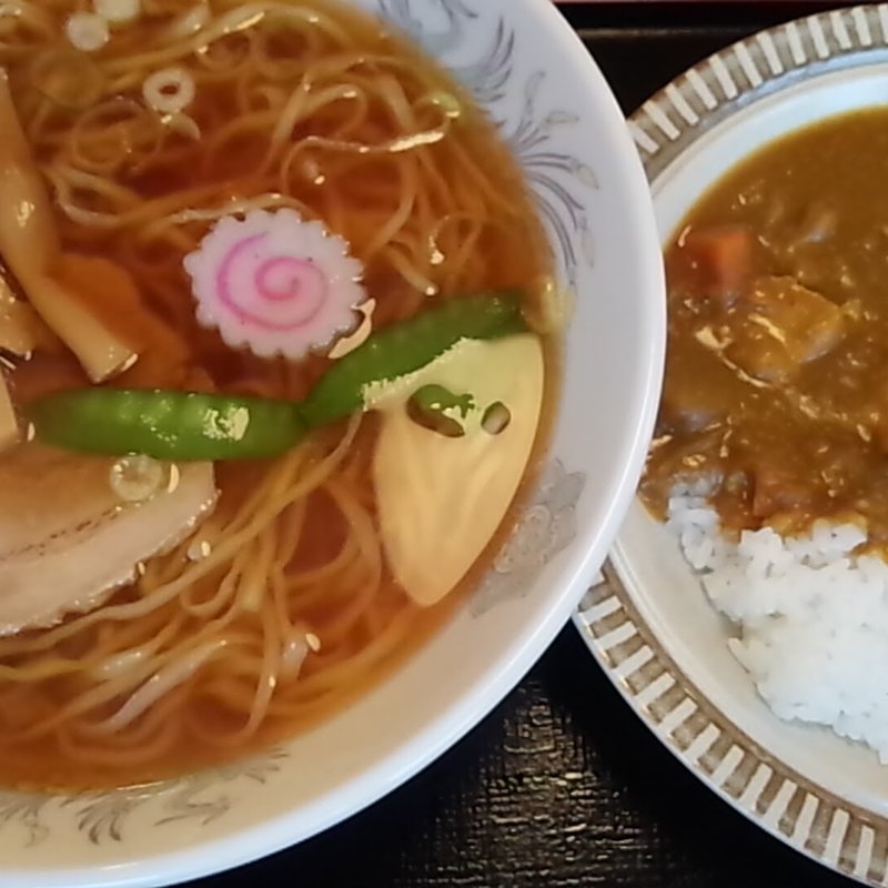 ラーメン＆カレーセット(あさやレストハウス )